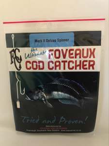 Salt Water Lures: Foveaux Cod Catcher - Mark II Deluxe Spiner