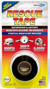 Rescue Tape Black 25mm
