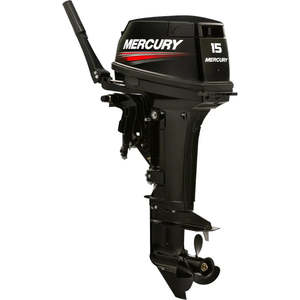 Mercury Engines: Mercury 15hp MH TwoStroke Outboard Engine 15" Shaft