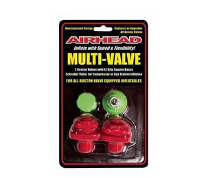 Inflatable Tow Ropes Accessories: Airhead Boston Multivalve Pair