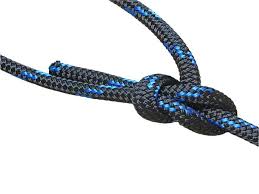 Sailing Ropes Lines: Stock Rope – Horse Leads / Halters 14mm Black with Blue Fleck