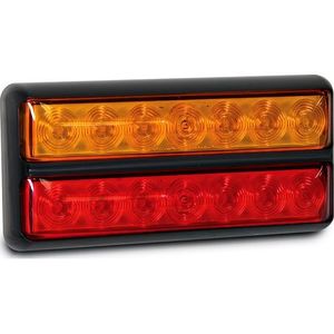 207BAR9 LED Autolamps - 12V Stop/Tail/Indicator Boat Trailer Lamp, Left Side with 9m Cable