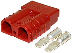 Engine Electrical: 50 Amp Anderson Battery Connector With 5.8mm Tube Red