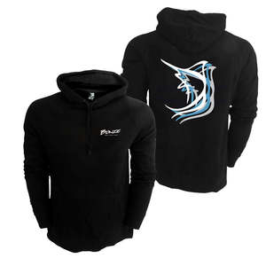 Unknown Collection: Tripple Marlin Hoodie Black