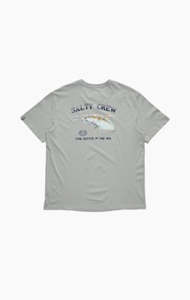 Clothing Apparel: Salty Crew Surface Classic Short Sleeve Tee - Quarry