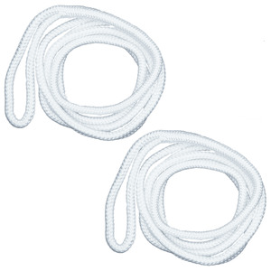 Ropes Lines: Grand Pacific Double Braid Fender Lines 8Mm X 1.8M (2-Pk) White