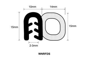 Adhesives: Red Flag U-Shaped Door Trim Seal