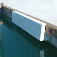 200mm Deep Barrier Whaler Marina Fender 2000 x 200 x 100mm White PVC