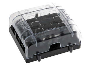 BEP ATC Six Way Fuse Holder and Screw Terminals with Cover and Link MC12