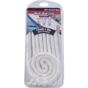 Ropes Lines: Wilco Dock / Bow Line 12mm x 8m White