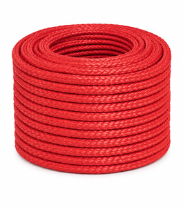 Ropes Lines: 8mm Red Winch Rope Dyneema - Price per Meter