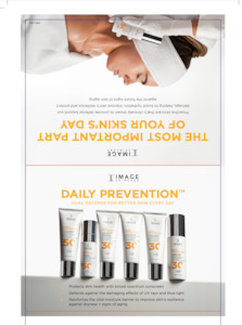 Image Skincare Sample Testers: IS- Daily Prevention- Tent Card- MKT