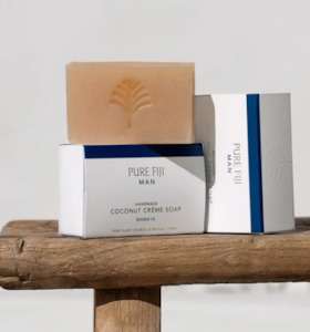 Pure Fiji: PF- MAN Handmade Coconut Crème Soap 110g- Mana'ia