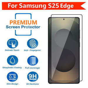For Samsung Galaxy S25 Edge 6.7" Inch Premium Full Coverage Clear Tempered Glass&hellip;