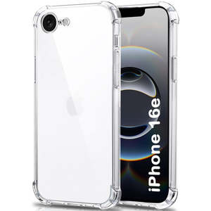 For Apple iPhone 16e / SE4 2025 6.1-Inch Soft TPU Crystal Clear Shockproof Phone Case Cover