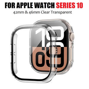 For Apple Watch Series 10 42mm 46mm Premium Hard PC Clear Full Protection Cover &hellip;