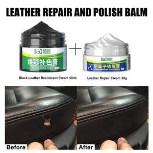 Leather Repair Cream Kit Set Polish Restore Leather Car Seat Couch Sofa Shoes