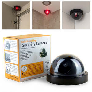 Dummy Security CCTV Surveillance Camera With Flashing Blinking Red LED Light