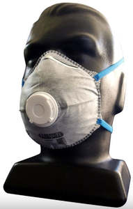 Office Supplies: Help-It P2CV N95 Moulded Face Mask Carbon Filter Valved