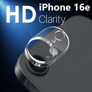 Handphone Accessories: For iPhone 16e High Quality Hard Acrylic Camera Lens Protector (Clear)