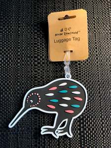 New Zealand Souvenirs: Kiwi Bird Design - NZ Souvenir Luggage Tags