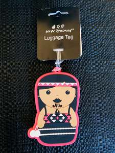 Wahine Pink - NZ Souvenir Luggage Tags