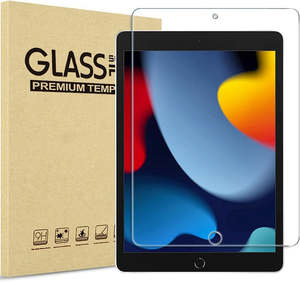Tablet Accessories: For Apple iPad 10.2-Inch 7th Gen 2019 8th Gen 2020 9th Gen 2021 Premium Quality Clear Tempered Glass Screen Protector