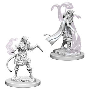 Games: DUNGEONS & DRAGONS NOLZUR'S MARVELOUS UNPAINTED MINI: TIEFLING SORCERER (FEMALE #3)