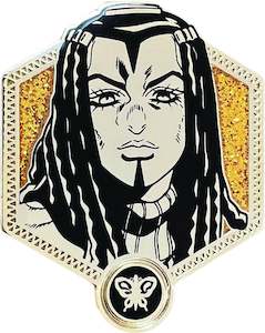 Pins: JOJOS BIZARRE ADVENTURE STONE OCEAN GOLDEN ERMES PIN