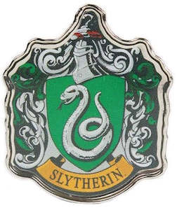 Pins: HARRY POTTER SLYTHERIN ENAMEL BADGE