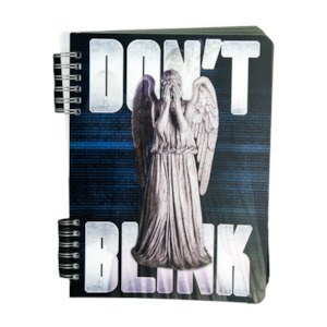 Other Merch: DOCTOR WHO DON'T BLINK LENTICULAR JOURNAL