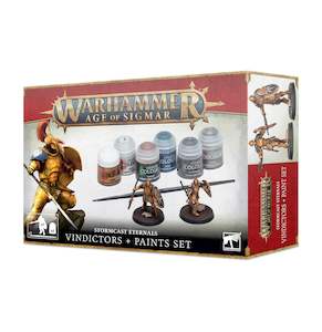 WARHAMMER AGE OF SIGMAR STORMCAST ETERNALS VINDICATORS + PAINT SET