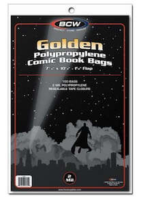 BCW GOLDEN COMIC BAGS