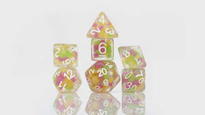 Dice: SIRIUS DICE SET - MELON BALL GLOWWARM