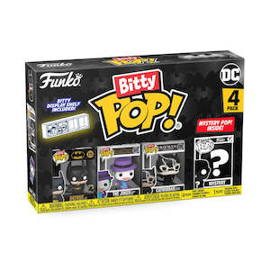POP! TELEVISION: BATMAN 85TH ANNIVERSARY BATMAN BITTY POP FOUR PACK