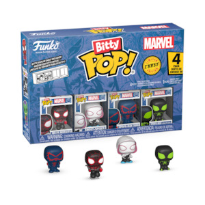POP! MARVEL: SPIDER-MAN MILES MORALES BITTY POP FOUR PACK