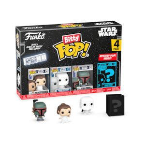 POP! MOVIES: STAR WARS: LEIA BITTY POP FOUR PACK