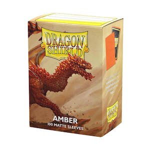 DRAGON SHIELD MATTE 100 SLEEVES - AMBER