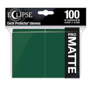 Supplies: ULTRA PRO ECLIPSE 100 STANDARD MATTE SLEEVES - FOREST GREEN