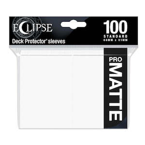 ULTRA PRO ECLIPSE 100 STANDARD MATTE SLEEVES - ARTIC WHITE