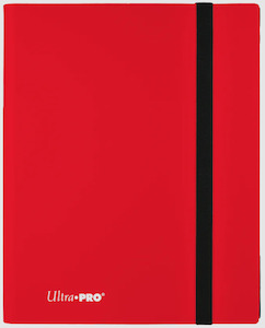 ULTRA PRO ECLIPSE 9 POCKET BINDER - APPLE RED