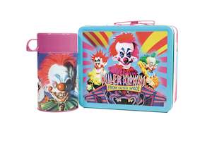 Other Merch: KILLER KLOWNS FROM OUTER SPACE LUNCH BOX WITH BEVERAGE CONTAINER