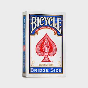 Playing Cards: BICYCLE BRIDGE SIZE PLAYING CARDS - BLUE