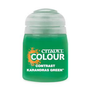 CITADEL CONTRAST PAINT: KARANDRAS GREEN