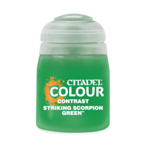 Paints 1: CITADEL CONTRAST PAINT: STRIKING SCORPION GREEN