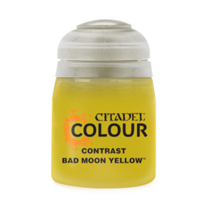 Paints 1: CITADEL CONTRAST PAINT: BAD MOON YELLOW