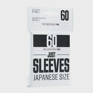JUST SLEEVES JAPANESE SIZE - BLACK