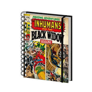 MARVEL COMICS INHUMANS RETRO SPIRAL NOTEBOOK