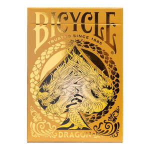 Playing Cards: BICYCLE GOLD DRAGON PLAYING CARDS