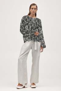 EVERLY TOP - FLORA MARBLE